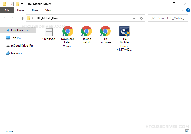 HTC Driver Files